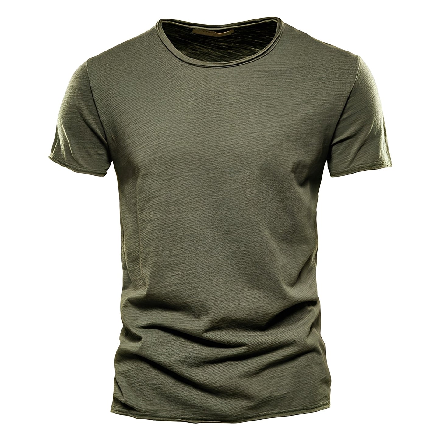 Roderick - Camiseta de Hombre de Algodón con Manga Corta