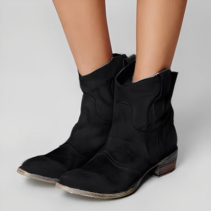 Margaret - Botas de cuero casuales para mujer