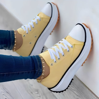 Mellony - Zapatos casuales con suelas gruesas para mujeres