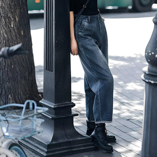 Shirlee - Jeans elegantes de cintura alta para mujeres