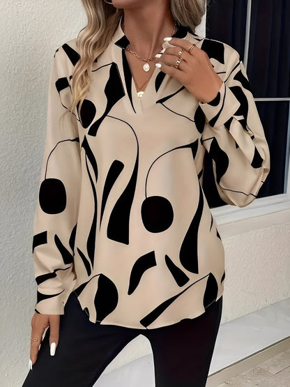 Melville - Blusa mujer elegante con diseño y manga larga