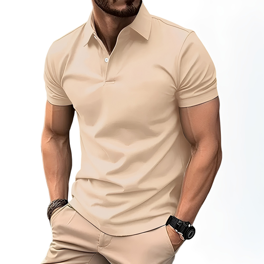 Deacon - Polo de manga corta y cómodo para hombres