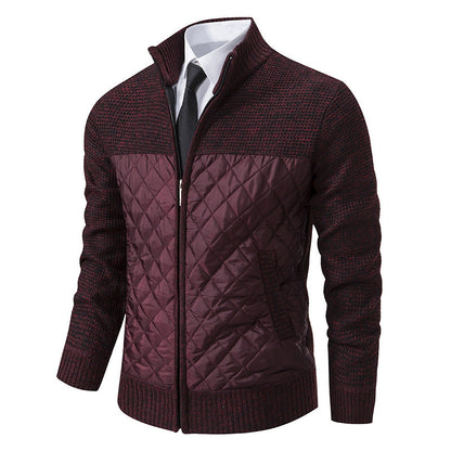 Denton - Chaqueta de sarga jacquard para hombres, elegante y acogedora