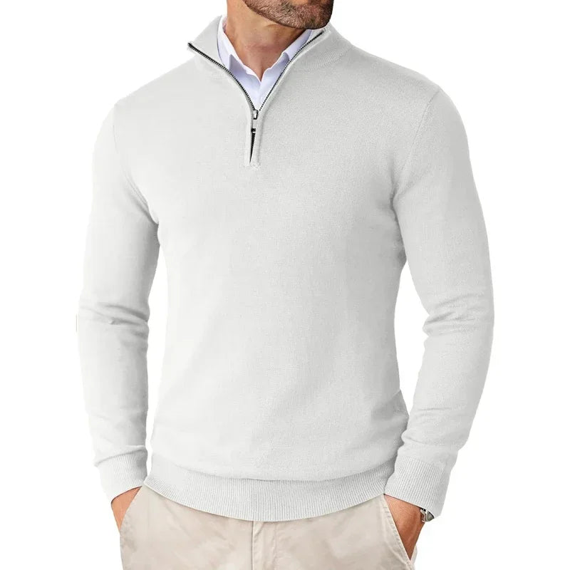 Bowen - Suéter para Hombre con Cremallera Moderna
