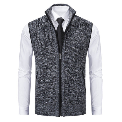 Damion - Suéter casual con forro polar para hombres