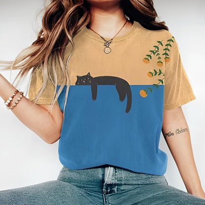 Alvina - Playera casual con diseño para mujer
