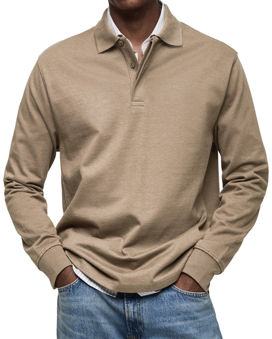 Dewey - Polo de Hombre de Manga Larga