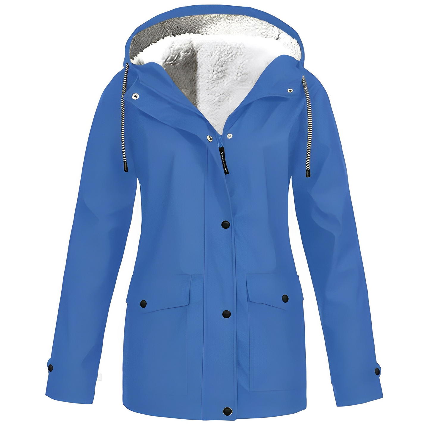 Sherlyn - Chaqueta con capucha y forro polar para exteriores para mujeres