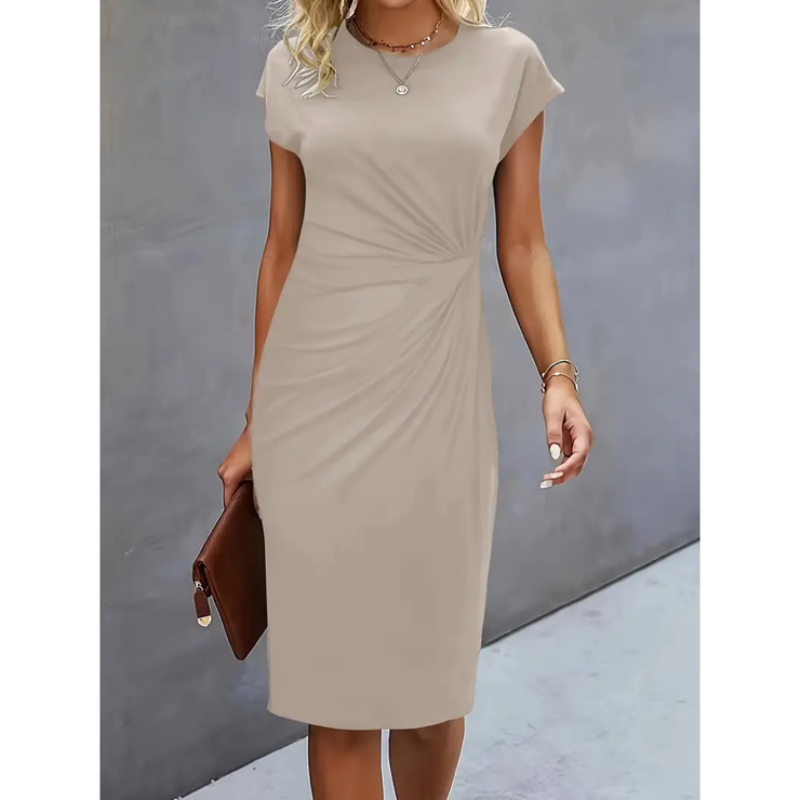 Elina – Vestido formal de mujer con mangas cortas