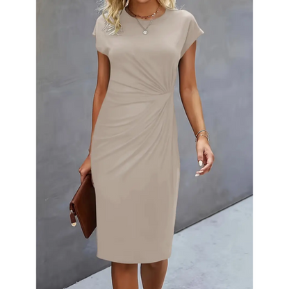 Elina – Vestido formal de mujer con mangas cortas