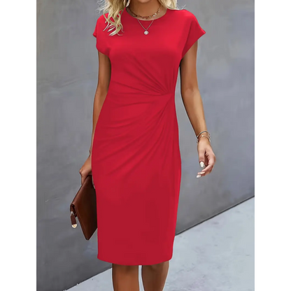 Elina – Vestido formal de mujer con mangas cortas