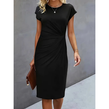 Elina – Vestido formal de mujer con mangas cortas