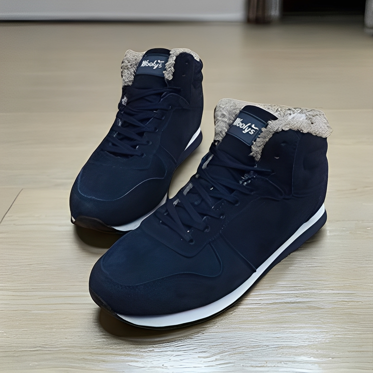 Kayson - Botas de nieve para hombres, elegantes y abrigadas