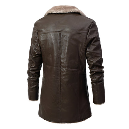 Wilton - Abrigo de peluche casual y caliente para hombres