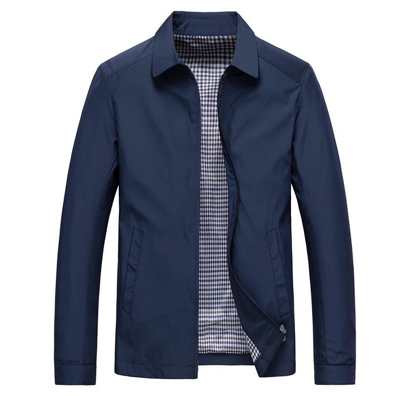 Fredric - Chaqueta informal para hombres, amplia y resistente al viento