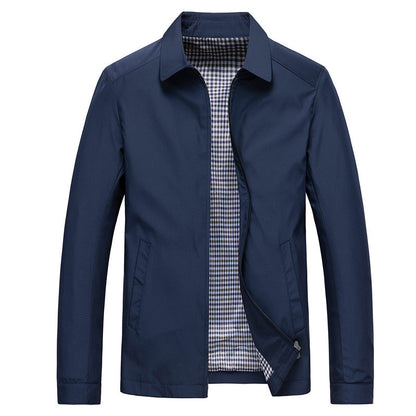 Fredric - Chaqueta informal para hombres, amplia y resistente al viento
