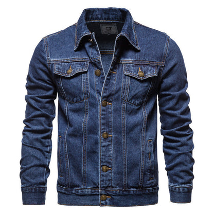 Winton - Chaqueta de mezclilla clásica para hombres