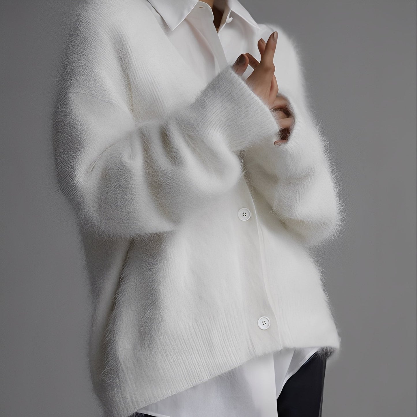 Catherine - Cárdigan de alta costura para mujer