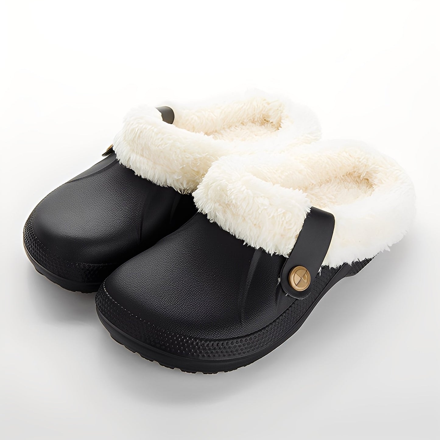 Melba - Zuecos cálidos con interior suave para mujeres