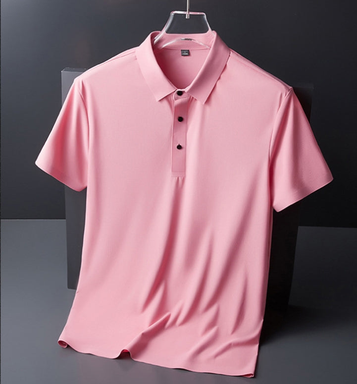 Malcom - Polo casual y fresco para hombres