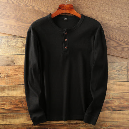 Samuel - Jersey retro de manga larga para hombre