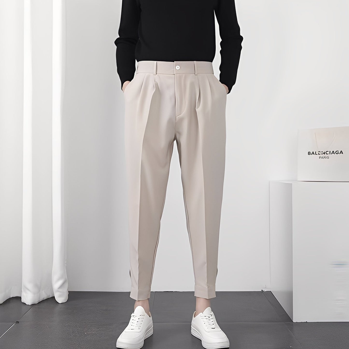Micheal - Pantalón moderno, cómodo y holgado para hombres