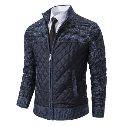 Denton - Chaqueta de sarga jacquard para hombres, elegante y acogedora