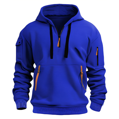 Cornell - Sudadera cómoda con cierre para hombres