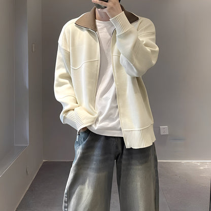 Henry - Cárdigan moderno y holgado para hombres