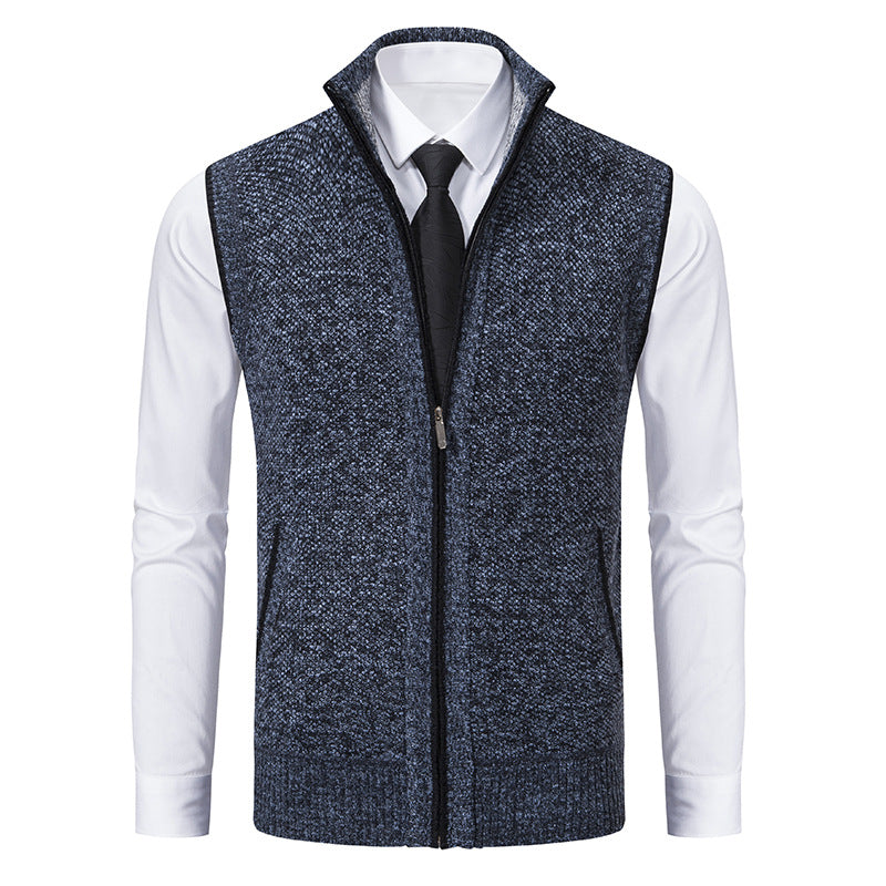 Damion - Suéter casual con forro polar para hombres