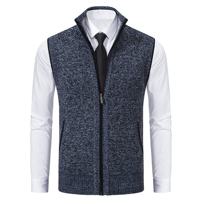 Damion - Suéter casual con forro polar para hombres
