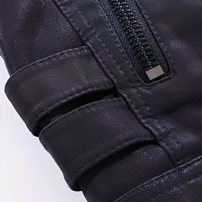 Dillan - Elegante chaqueta de cuero para moto para hombres