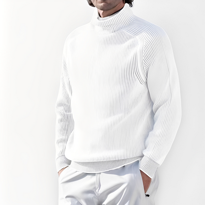 Jarrett - Suéter de cashmere con cuello alto para hombres