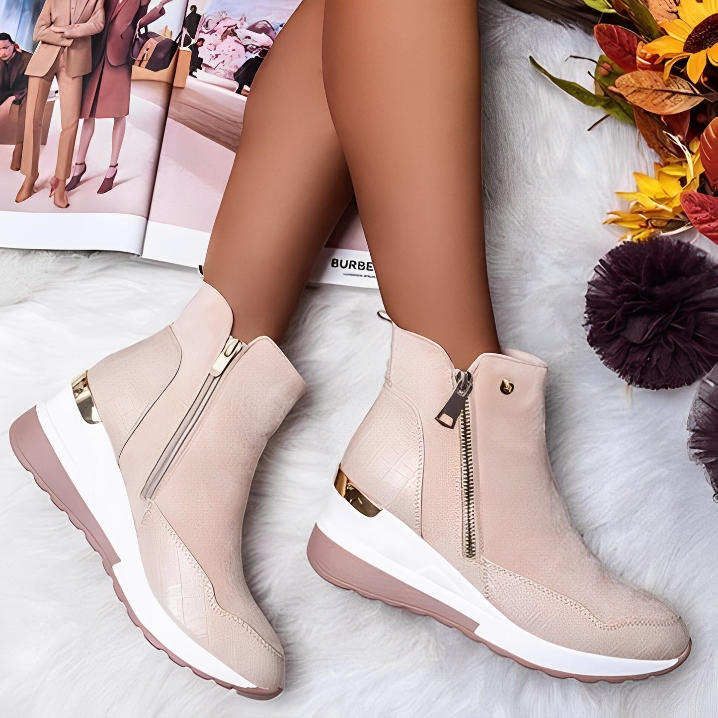 Yancy - Botas Cómodas y Casual para Mujeres