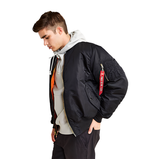 Norbert - Chaqueta bomber retro acolchada para hombres