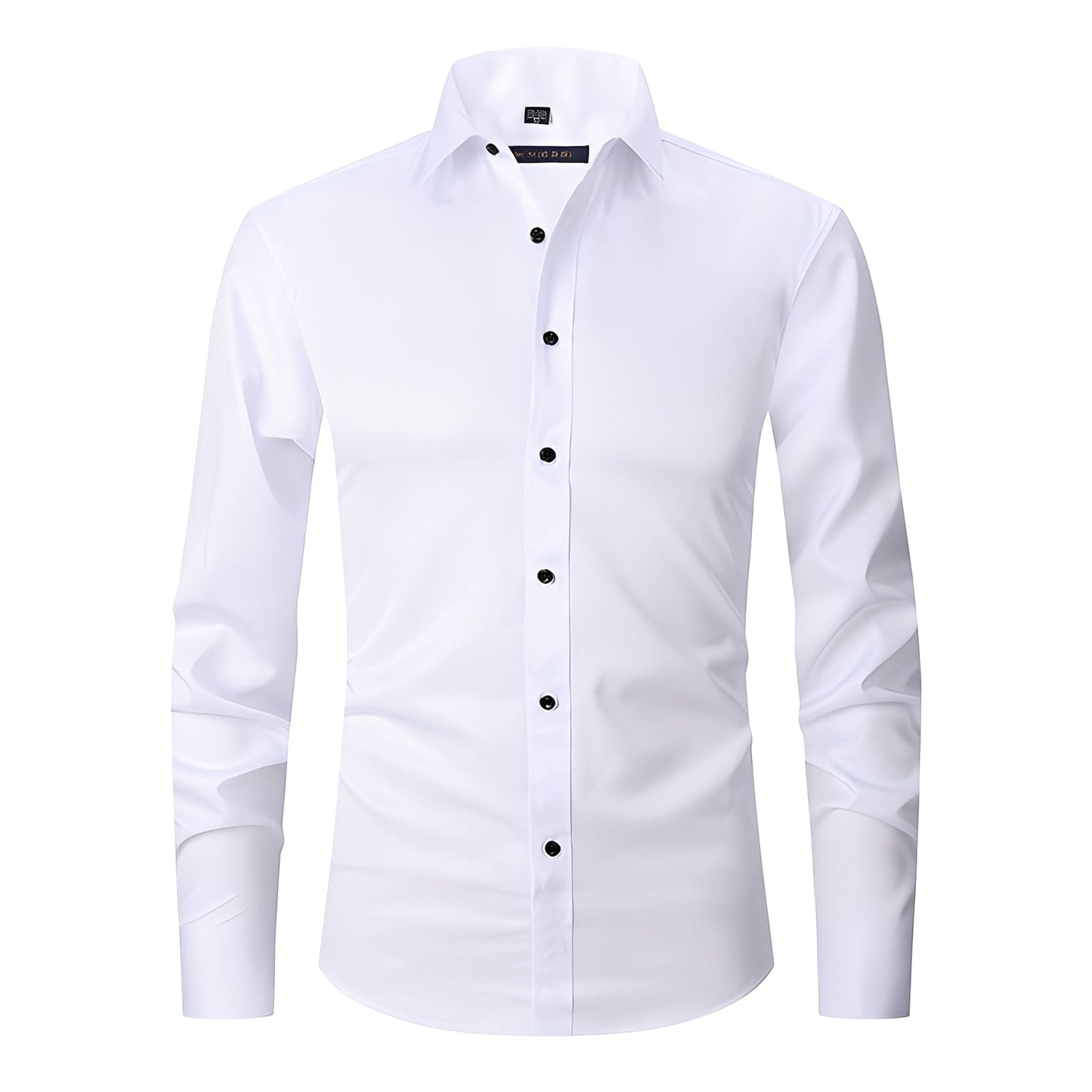 Elton - Camisa ajustada y elástica para hombres