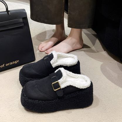 Gabriella - Zapatos cómodos con forro de lana para mujer