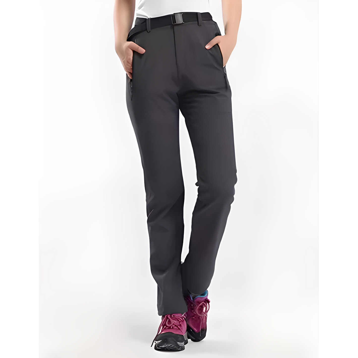 Rosanna - Pantalón grueso y elegante para mujeres, ideal para el aire libre