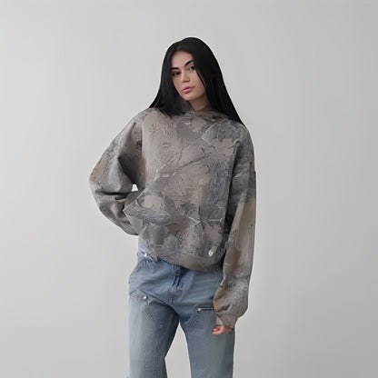 Anya - Cómodo Hoodie de Camuflaje