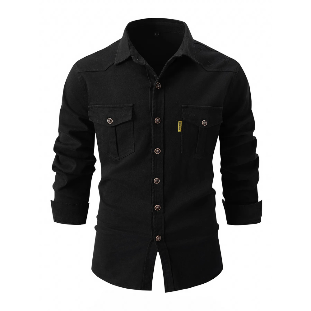 Marlon - Camisa casual, cómoda y flexible para hombres
