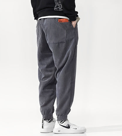 Nicholas - Pantalones de Correr de Pana Modernos para Hombres
