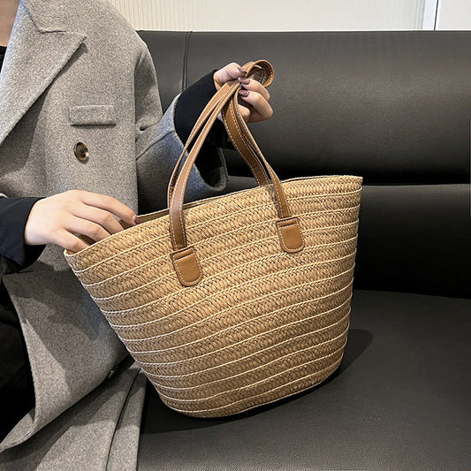 Shelley - Bolso elegante de paja para damas