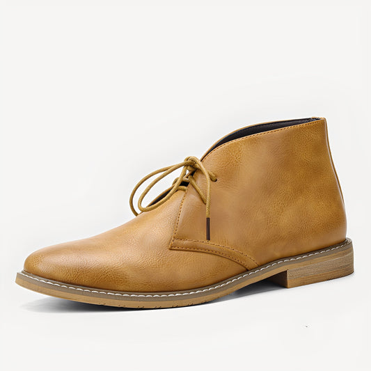 Kendrick - Botas de Cuero Clásicas para Hombres en Tallas Grandes