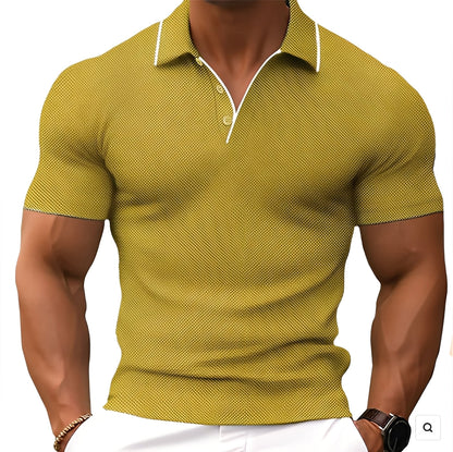 Florence - Polo Casual con Botones para Hombres