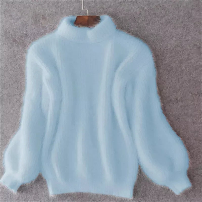 Brenda – Suéter clásico estilo angora