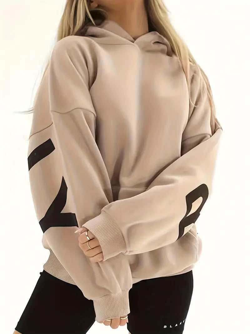 Hannah – Chaqueta con capucha cálida con estampado