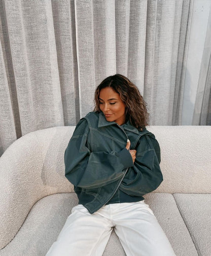 Lucia – Chaqueta Bomber Oversize