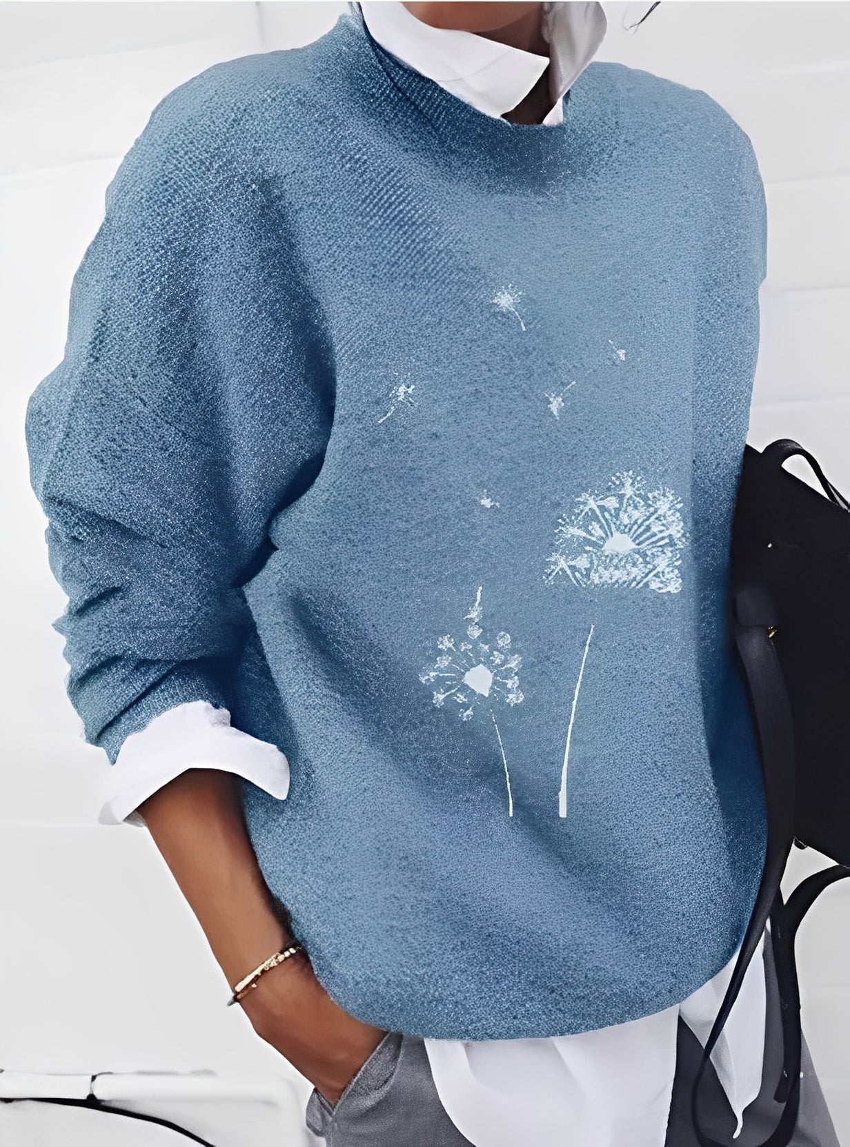 Milly - Suéter holgado elegante con diseño para mujer