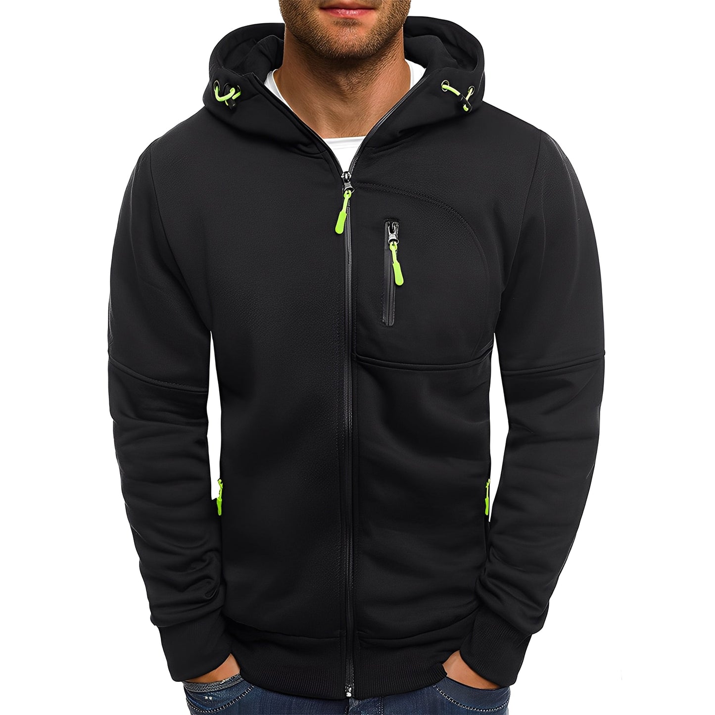 Lowell - Abrigo cómodo y elegante con capucha para hombres