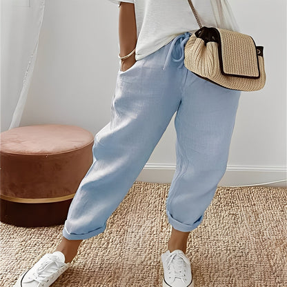 Jacinto - Pantalón cómodo para mujeres con cordón ajustable